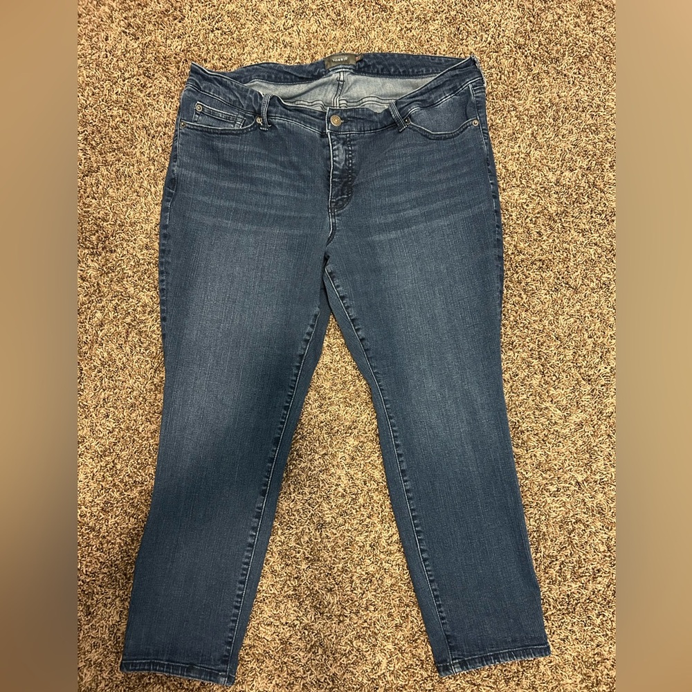 Torrid Blue Skinny Jeans Classic Denim Style
